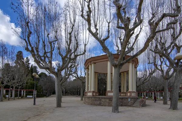 Miguel Servet Park a Huesca, Spagna — Foto Stock