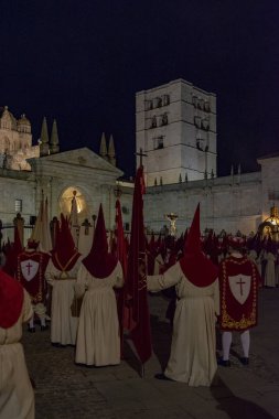 Zamora, Ispanya 'da kutsal Çarşamba alayı
