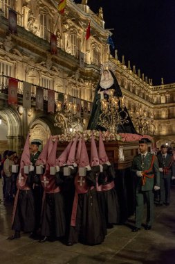 Salamanca, Ispanya 'da kutsal Çarşamba alayı