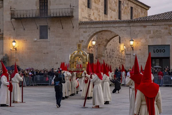 Holy Wednesday Procession in Zamora, Spain — Stock Photo, Image