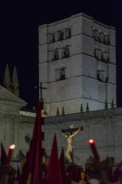 Mercoledì Santo Processione a Zamora, Spagna — Foto Stock