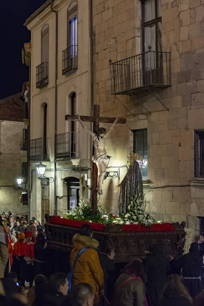 Procesja Świętego wtorku w Salamance, Hiszpania — Zdjęcie stockowe