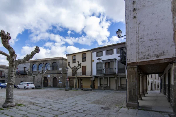 Hoofdplein van Ledesma, Salamanca — Stockfoto