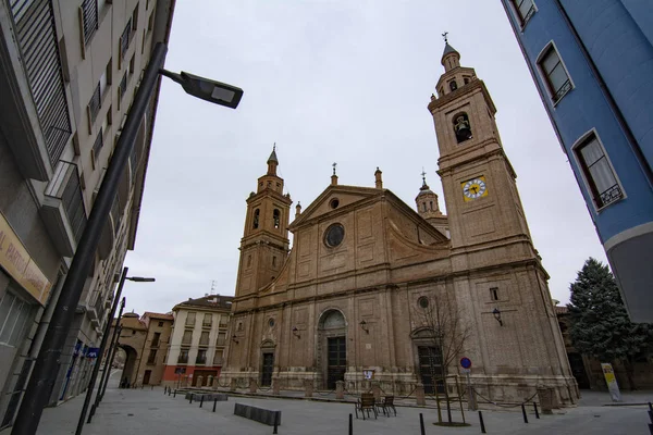 Calatayud, Ispanya kutsal Sepulchre Collegiate Kilisesi — Stok fotoğraf