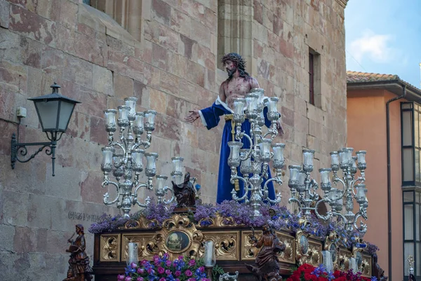 Procession av brödraskapet av vår fader Jesus destörda av h — Stockfoto