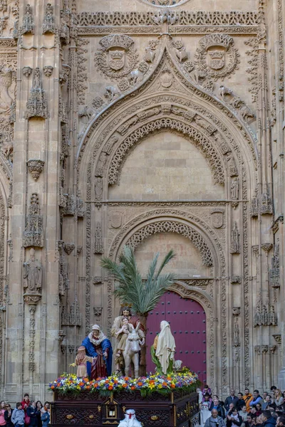 Celebração do Domingo de Ramos em Salamanca — Fotografia de Stock