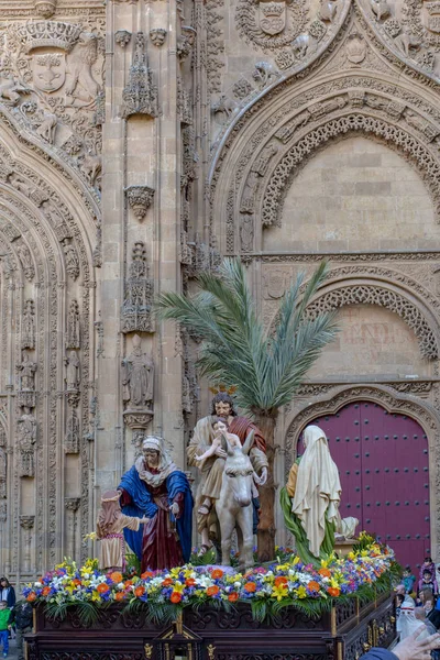 Celebração do Domingo de Ramos em Salamanca — Fotografia de Stock