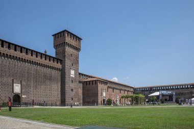 Sforza Kalesi - Castello Sforzesco Milano, İtalya