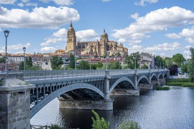 salamanca, unesco dünya mirası eski şehir panoraması