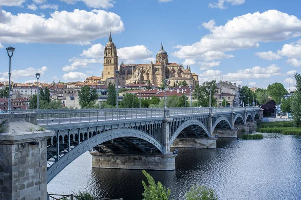 Panorama van de oude stad van salamanca, unesco werelderfgoed — Stockfoto