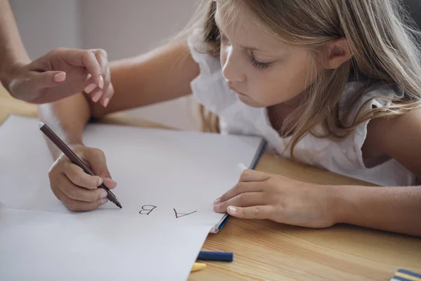 子供の学習文字 — ストック写真