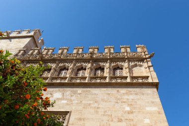 Llotja de la Seda ya da Lonja de la Seda, İpek Borsası, Valencia, İspanya 'daki Valensiyalı Gotik tarzı sivil bina