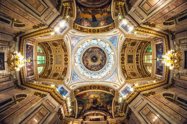 Rusia San Petersburgo Mayo 2016 Detalle Del Interior Catedral San — Foto de Stock