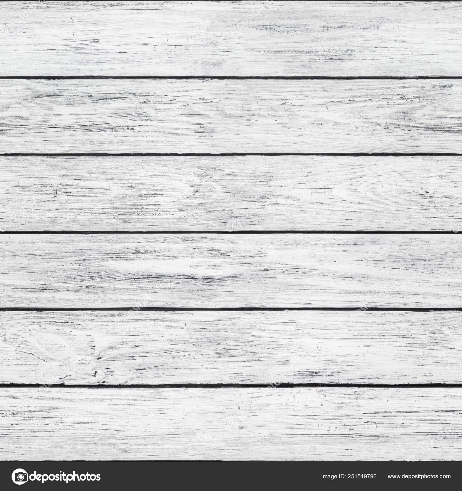Seamless texture background, boards natural old painted white Stock