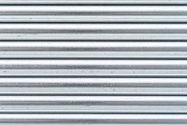 Grunge silver grey metal horizontal lines. High quality texture and background — Stock Photo, Image