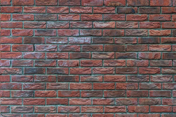 Fondo de textura de pared de ladrillo rústico rojo. Efecto Vintage . —  Fotos de Stock