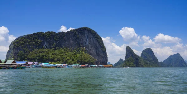 Ko Panyi, falu a tengeren, Phang Nga Bay, Thaiföld — Stock Fotó