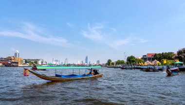 Bangkok silueti, Chao Phraya Nehri manzarası