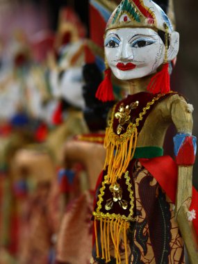 Wayang golek, Endonezya'dan geleneksel Cava ahşap kukla 
