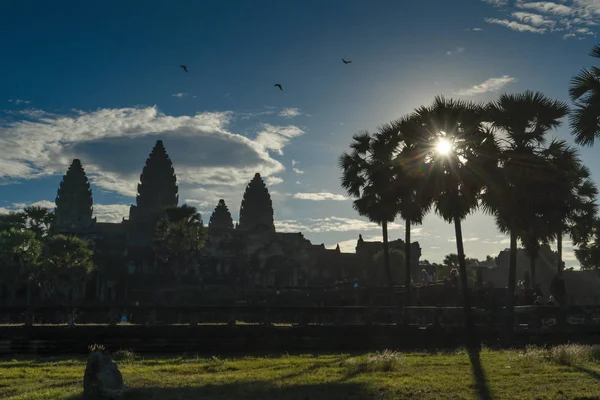 Angkor Wat Templo Dia Ensolarado Camboja — Fotografia de Stock