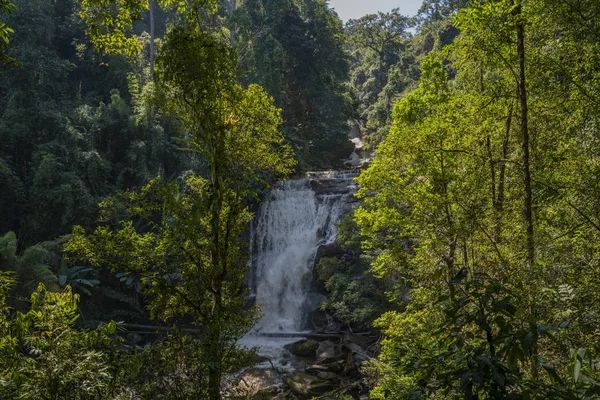 Cascadă Frumoasă Pădurea Din Chiang Mai — Fotografie, imagine de stoc