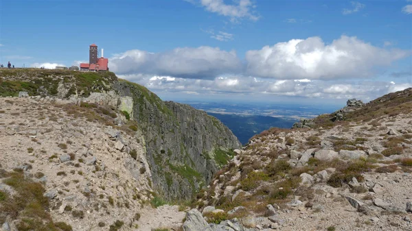 Karkonosze / Krkonose पहाड़ों। बर्फीले गड्ढे, बर्फीली सर्क। सिनी कोटली — स्टॉक फ़ोटो, इमेज