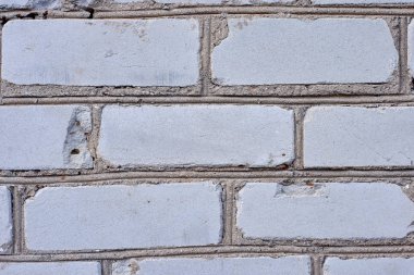 Kırsal odada beyaz tuğla duvar arkaplanı,