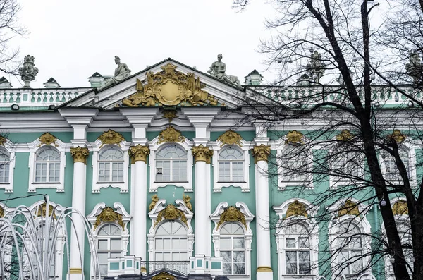 The facade of the Hermitage Museum