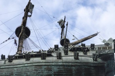 St Petersburg dolgu üzerinde bir bronz model