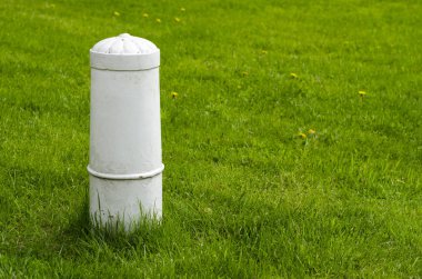 çim zemin üzerine tek nesne