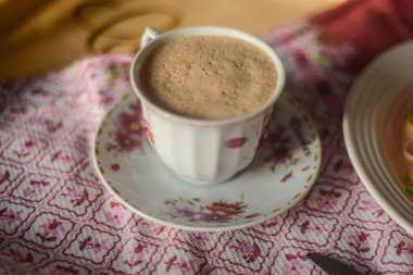 doğu krep ve Masala çay yatakta lezzetli kahvaltı, ser