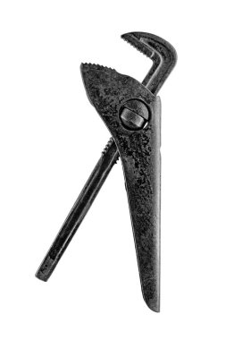 Beyaz arkaplanda anahtar