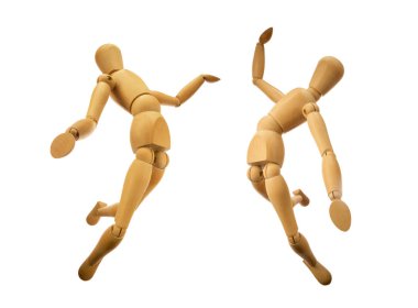 İki atlama rakam boyama modeli