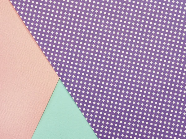 Абстрактний Геометричний Фон Рожево Жовтих Фіолетових Листів Акварельних Паперів — стокове фото