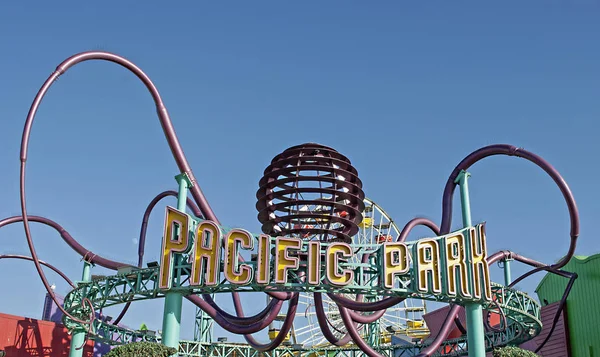 Santa Monica, California, Amerika Birleşik Devletleri Pasifik Parkı giriş-işareti