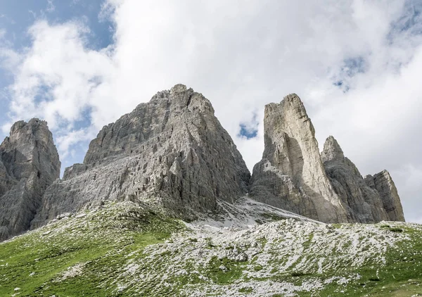 İtalya'da Dolomites Moutain manzara