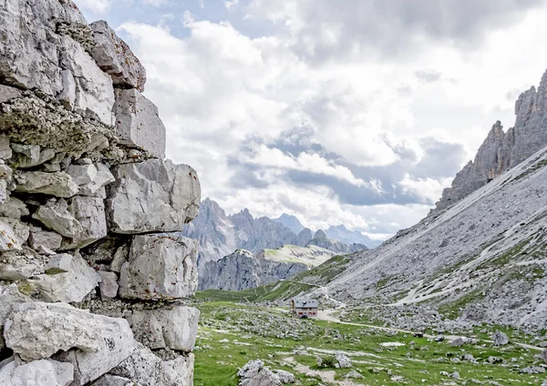 İtalya'da Dolomites Moutain manzara