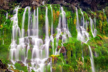 Hagerman Vadisi Idaho bin Springs devlet parkı Şelalesi casc