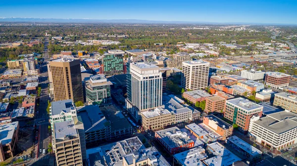 Aerial view of Boise city downtown — Stock Photo, Image