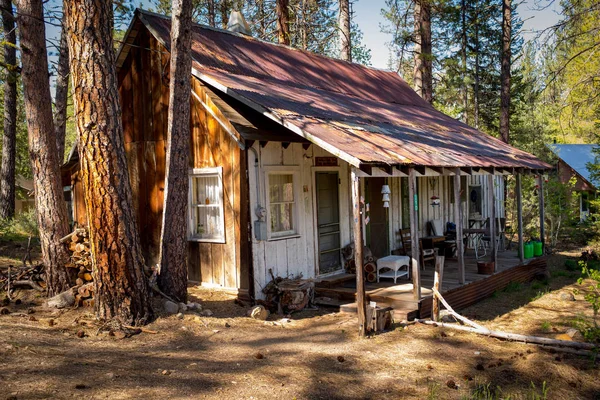 Rustic old cabin in the backwoods of Idaho
