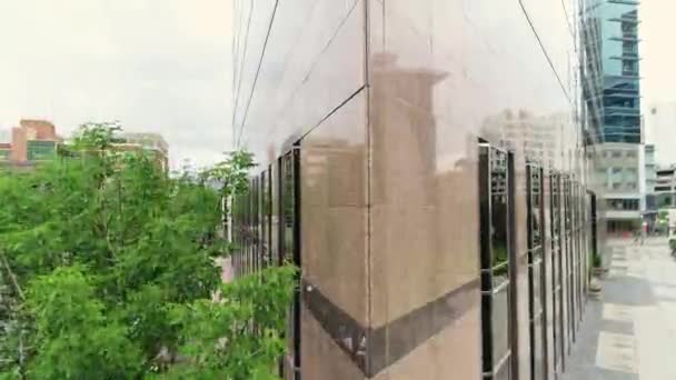 Subiendo Cresta Edificio Único Boise Con Vistas Capital Del Estado — Vídeo de stock