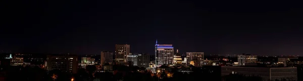 Boise Idaho shyline noche con capital — Foto de Stock