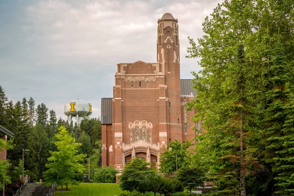 Bakstenen gebouw op de campus van de Universiteit van Idaho — Stockfoto