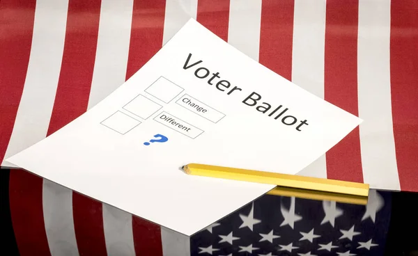 유권자들, 변화를 위한 대안으로 투표 — 스톡 사진