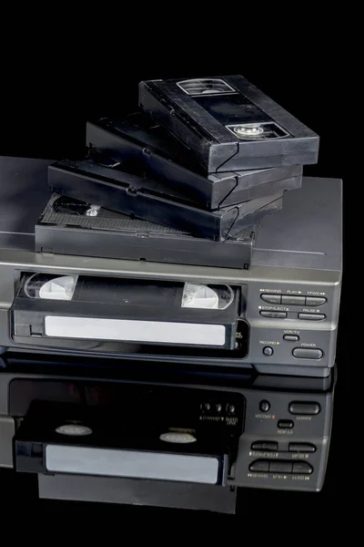 Vcr tape speler uit de opslag gehaald — Stockfoto