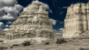 Oregon 'dan siyah beyaz çöl sahnesi