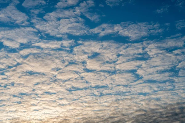 Cielo Pista Visible Alrededor Capa Nubes Blancas — Foto de Stock