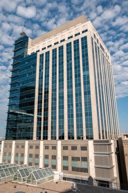 Boise Idaho 'daki modern şehir binası.