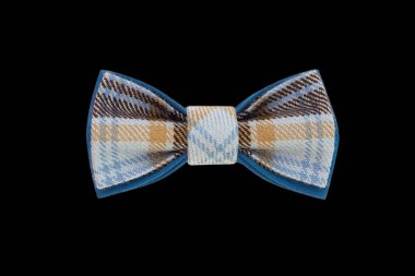 Siyah arka planda papyon. Papyon ayır.