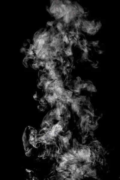 Jet Smoke Black Background Design — Stock Photo, Image